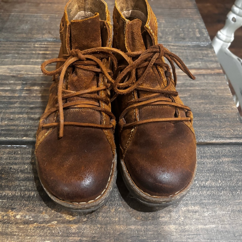 Brown Leather Boots